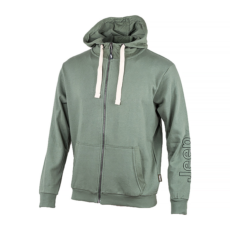 Кофта JEEP HOODED SWEATSHIRT FULL ZIP Sleeve Embroidery O102571-E850 1 1 1