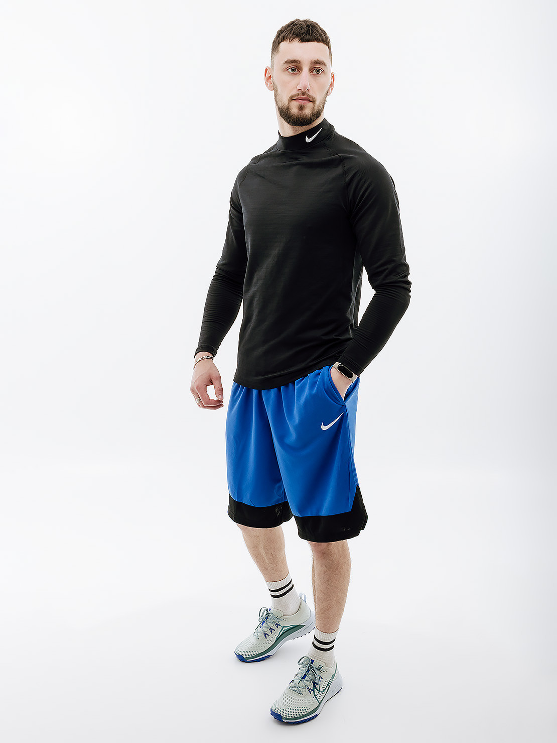 Термобілизна Nike TOP WAR LS MOCK DQ6607-010 1